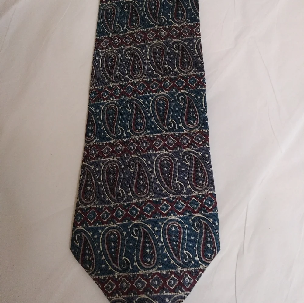 Men's Paisley Silk Tie #T-13